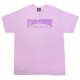 THRASHER TEE OUTLINED - ORCHID