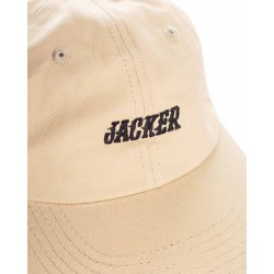 JACKER CAP TEAM LOGO - BEIGE