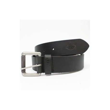 DICKIES SOUTH SHORE LEATHER BELT - BLACK